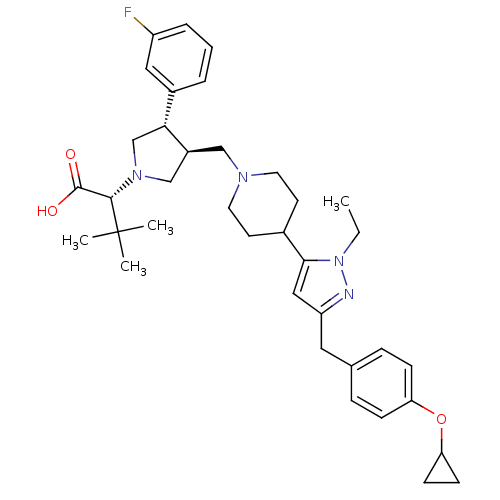 Chemical structure of BindingDB Monomer ID 50141955