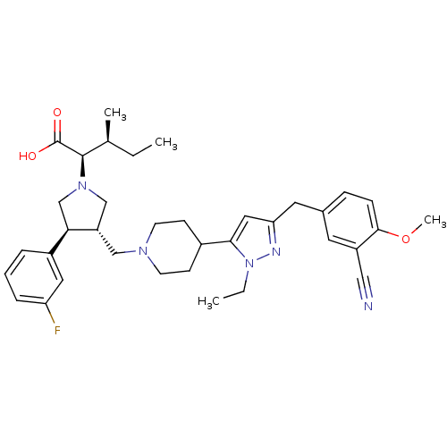 Chemical structure of BindingDB Monomer ID 50141963