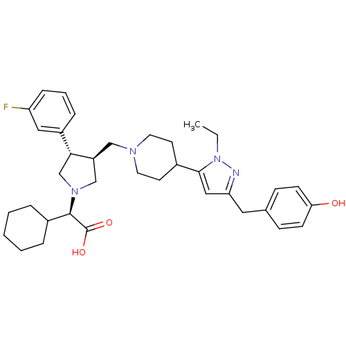 Chemical structure of BindingDB Monomer ID 50142018