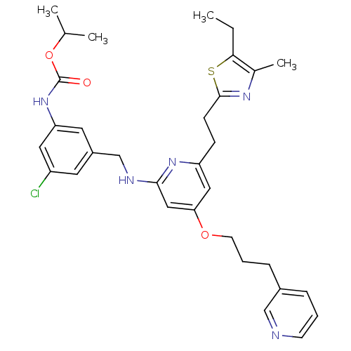 Chemical structure of BindingDB Monomer ID 50142762