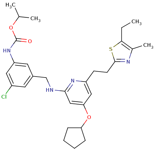 Chemical structure of BindingDB Monomer ID 50142782