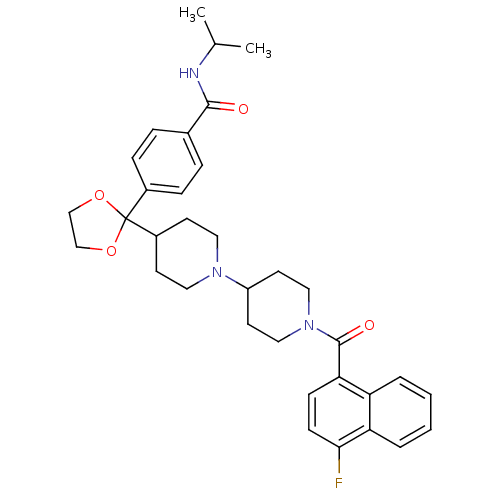 Chemical structure of BindingDB Monomer ID 50142804
