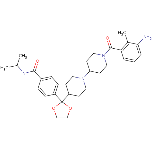 Chemical structure of BindingDB Monomer ID 50142819