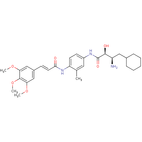 Chemical structure of BindingDB Monomer ID 50147346