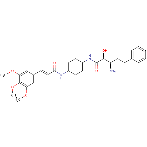 Chemical structure of BindingDB Monomer ID 50147350