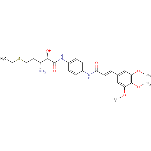 Chemical structure of BindingDB Monomer ID 50147355