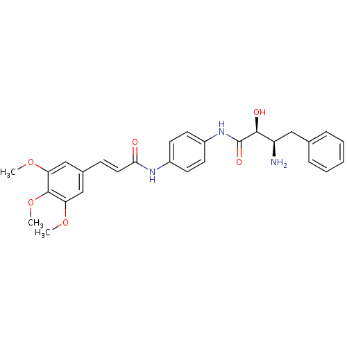 Chemical structure of BindingDB Monomer ID 50147357