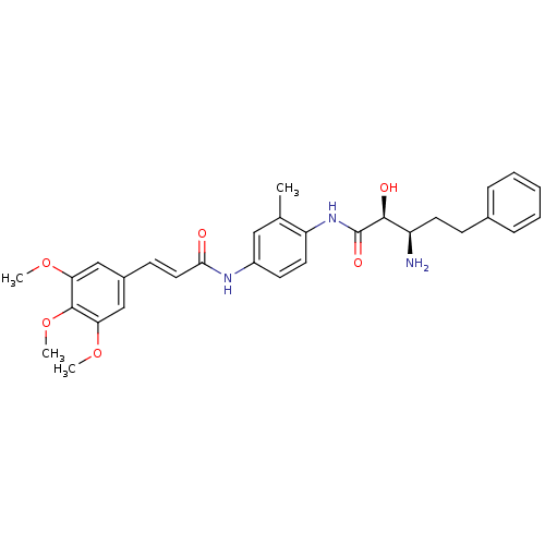 Chemical structure of BindingDB Monomer ID 50147360