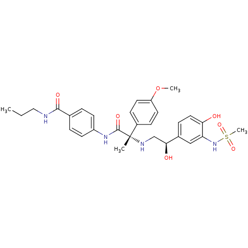 Chemical structure of BindingDB Monomer ID 50148504