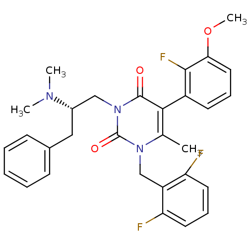 Chemical structure of BindingDB Monomer ID 50149256