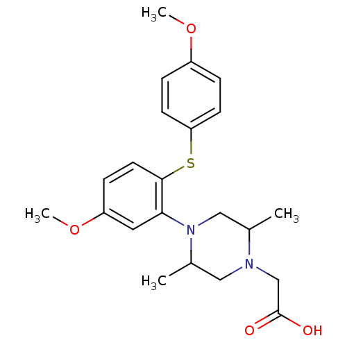Chemical structure of BindingDB Monomer ID 50149867