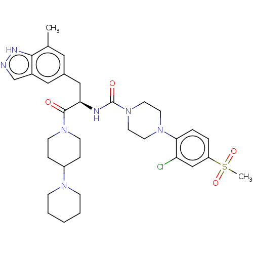Chemical structure of BindingDB Monomer ID 50150454