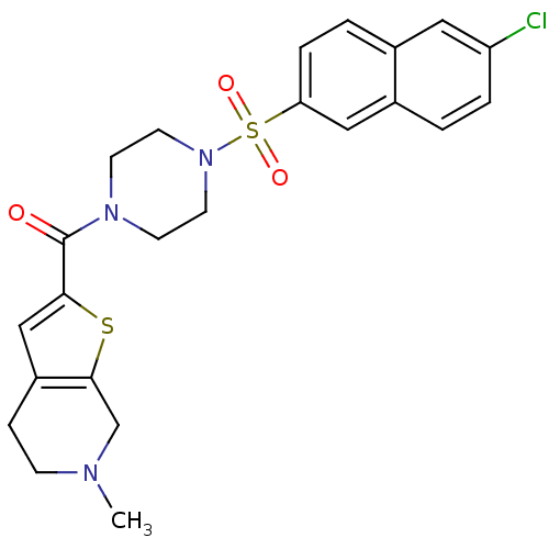 Chemical structure of BindingDB Monomer ID 50154264