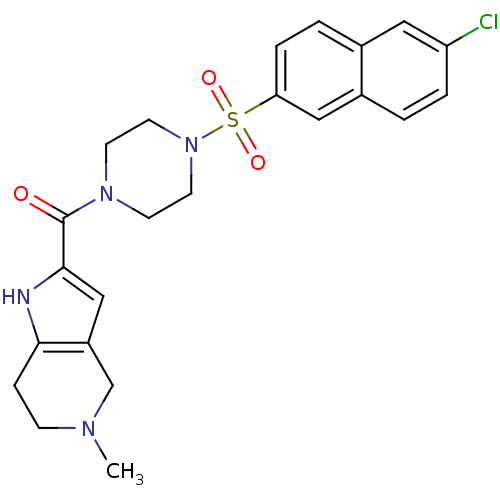 Chemical structure of BindingDB Monomer ID 50154273