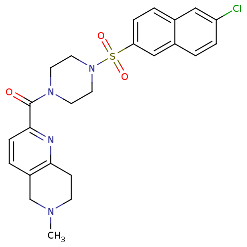 Chemical structure of BindingDB Monomer ID 50154276