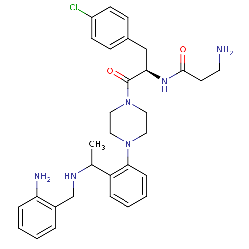 Chemical structure of BindingDB Monomer ID 50155371