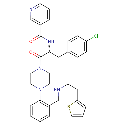 Chemical structure of BindingDB Monomer ID 50155375