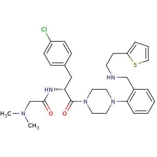 Chemical structure of BindingDB Monomer ID 50155383
