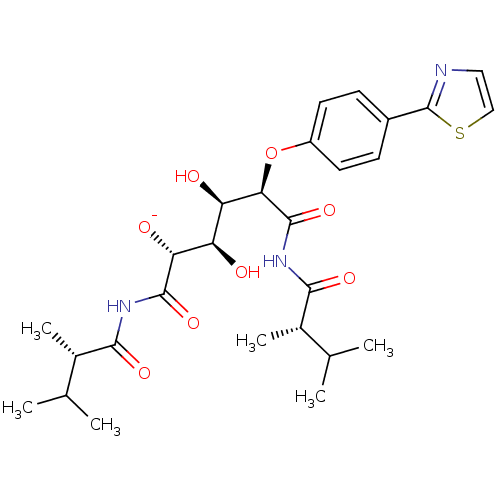 Chemical structure of BindingDB Monomer ID 50156152