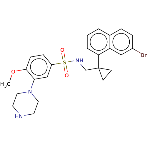 Chemical structure of BindingDB Monomer ID 50156222