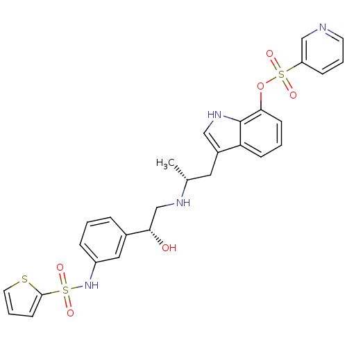 Chemical structure of BindingDB Monomer ID 50156259
