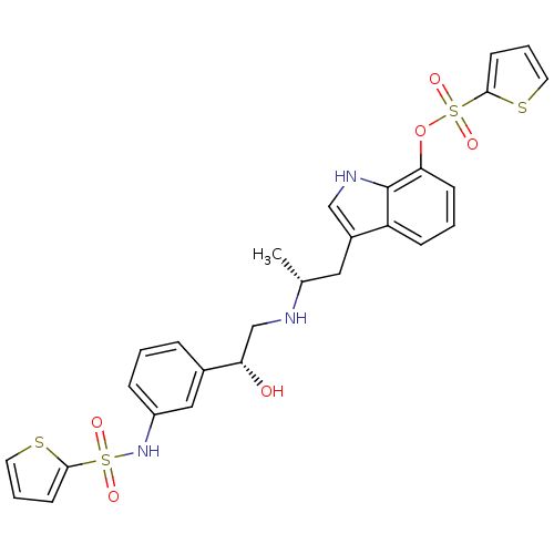 Chemical structure of BindingDB Monomer ID 50156261
