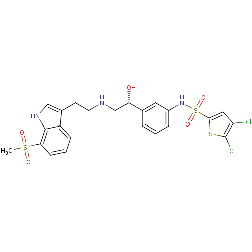 Chemical structure of BindingDB Monomer ID 50156263