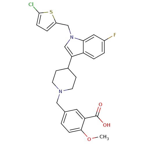 Chemical structure of BindingDB Monomer ID 50156874