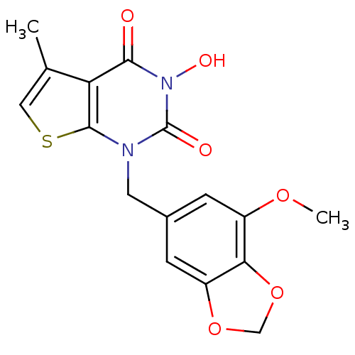 Chemical structure of BindingDB Monomer ID 50157828