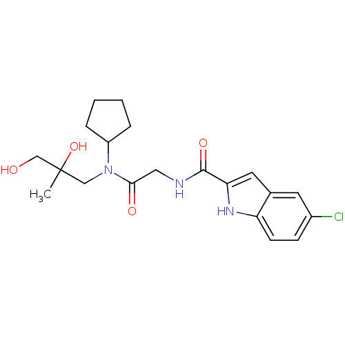 Chemical structure of BindingDB Monomer ID 50158261