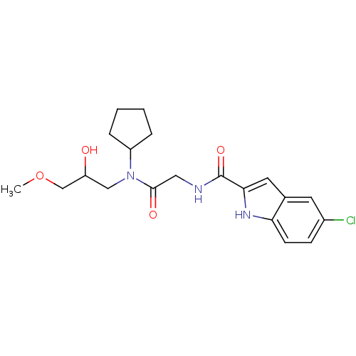 Chemical structure of BindingDB Monomer ID 50158276