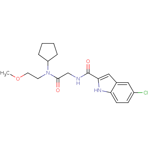 Chemical structure of BindingDB Monomer ID 50158320