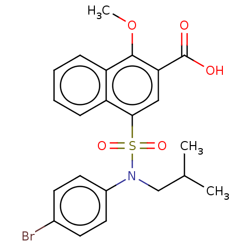 Chemical structure of BindingDB Monomer ID 50158359