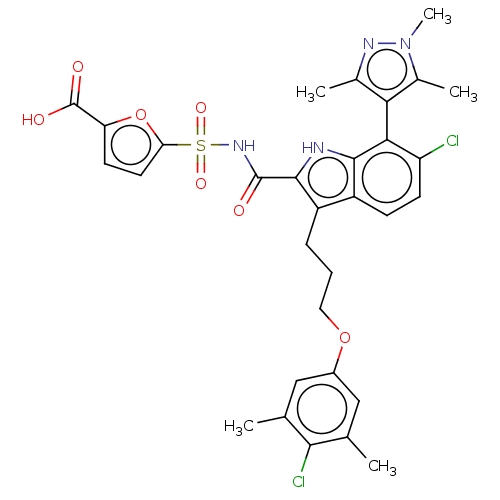 Chemical structure of BindingDB Monomer ID 50160023