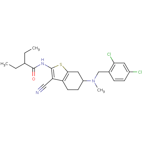 Chemical structure of BindingDB Monomer ID 50161496