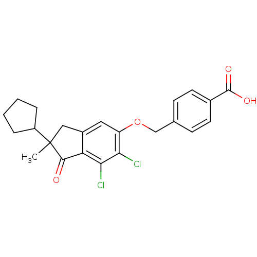 Chemical structure of BindingDB Monomer ID 50162557