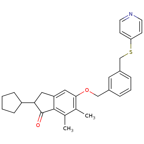 Chemical structure of BindingDB Monomer ID 50162579