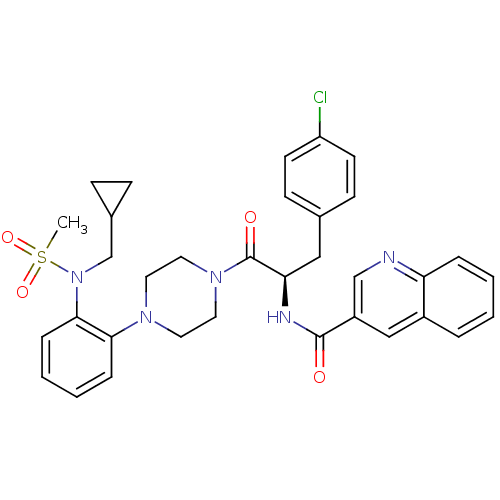 Chemical structure of BindingDB Monomer ID 50162723