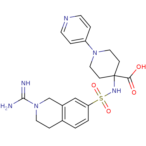 Chemical structure of BindingDB Monomer ID 50167019