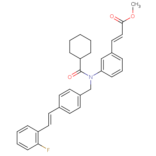 Chemical structure of BindingDB Monomer ID 50167243
