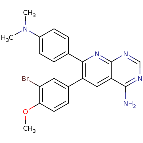 Chemical structure of BindingDB Monomer ID 50167598