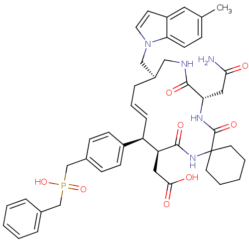 Chemical structure of BindingDB Monomer ID 50168317