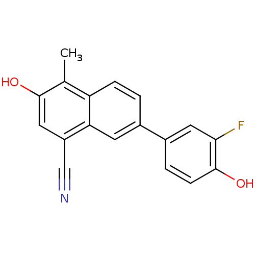Chemical structure of BindingDB Monomer ID 50168374