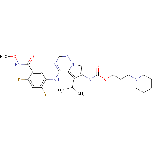 Chemical structure of BindingDB Monomer ID 50168417