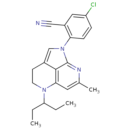 Chemical structure of BindingDB Monomer ID 50168467