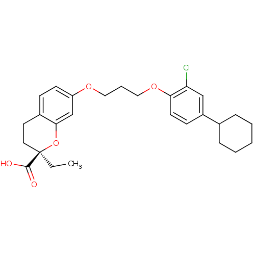 Chemical structure of BindingDB Monomer ID 50168544