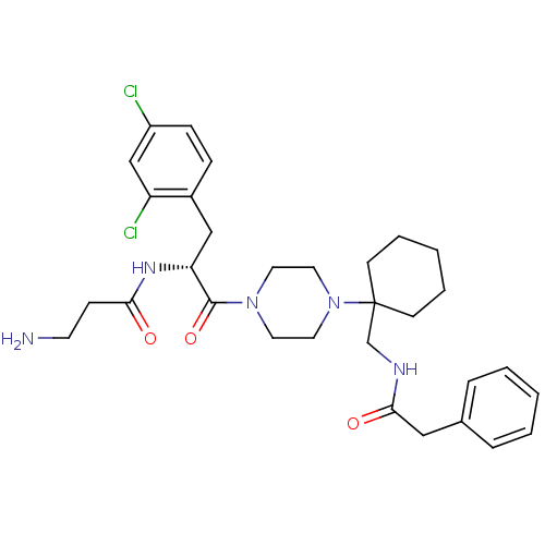 Chemical structure of BindingDB Monomer ID 50168639