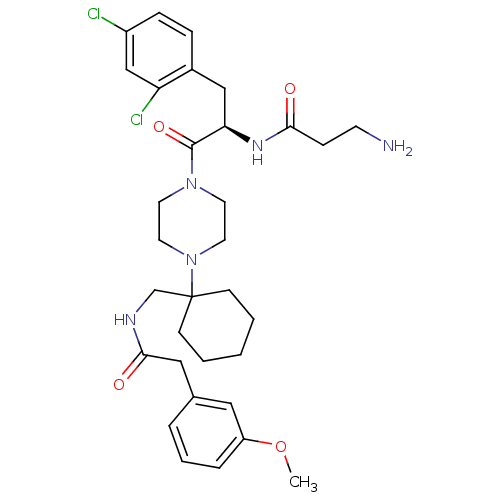 Chemical structure of BindingDB Monomer ID 50168640