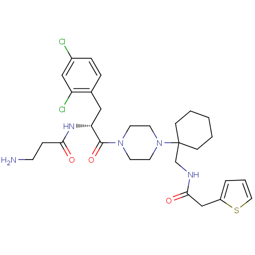 Chemical structure of BindingDB Monomer ID 50168642