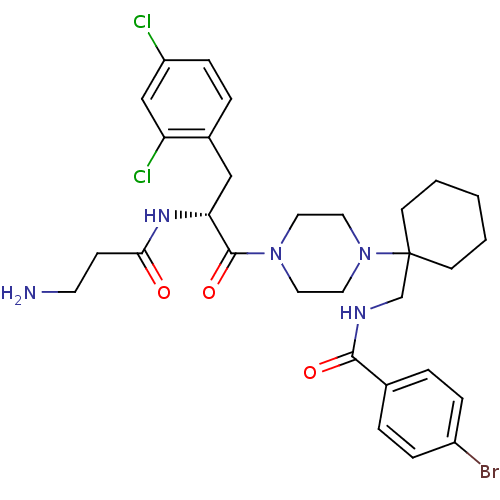 Chemical structure of BindingDB Monomer ID 50168657